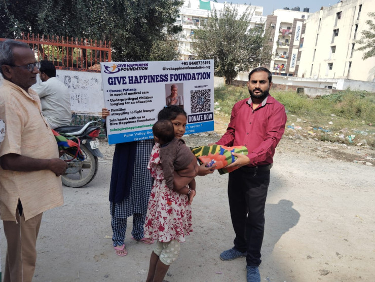 Blanket Distribution on 5th nov on Guru Purnima