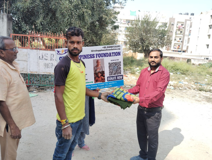 Blanket Distribution on 5th nov on Guru Purnima
