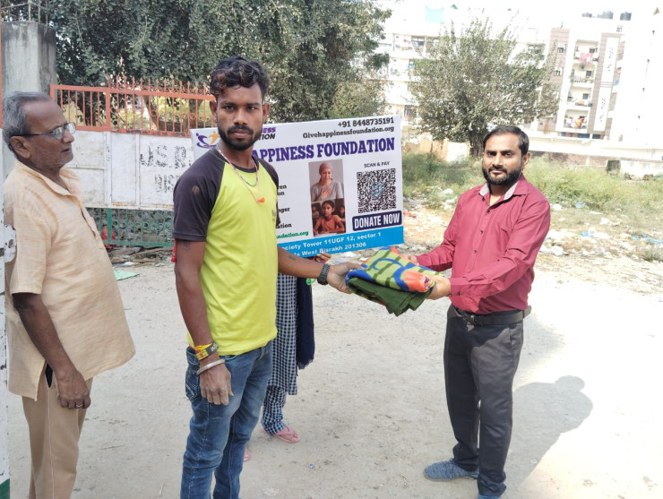 Blanket Distribution on 5th nov on Guru Purnima