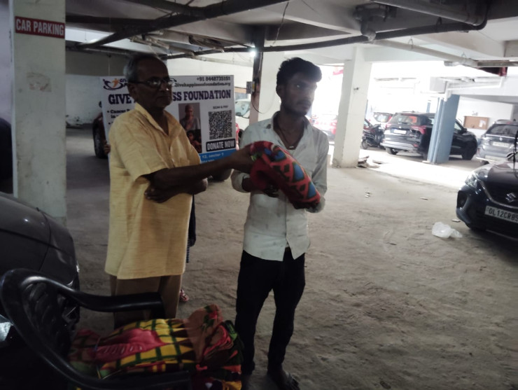 Blanket Distribution on 5th nov on Guru Purnima