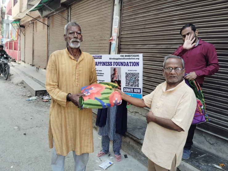 Blanket Distribution on 5th nov on Guru Purnima